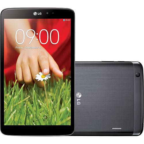 Tablet LG G Pad V500 16GB Wi-fi Tela IPS Full HD 8.3" Android 4.2 Processador Qualcomm Snapdragon 600 de 1.7 GHz Quad Core 1.7 GHz - Preto