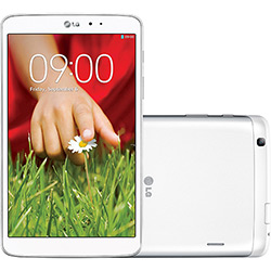Tablet LG G Pad V500 16GB Wi-fi Tela IPS Full HD 8.3" Android 4.2 Processador Snapdragon 600 Quad-core 1.7 GHz - Branco