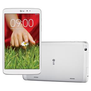 Tablet LG G Pad V500 com Tela de 8.3", 16 GB, Câmera 5 MP, Wi Fi, Bluetooth, Processador Snapdragon S4 1.7 GHz Quad Core - Branco/Prata