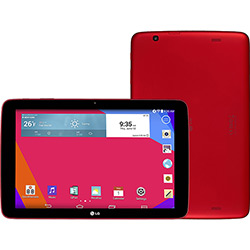 Tudo sobre 'Tablet LG G Pad V700 16GB Wi-Fi Tela 10" Android 4.4 Qualcomm Quad Core 1.2 GHz - Vermelho'