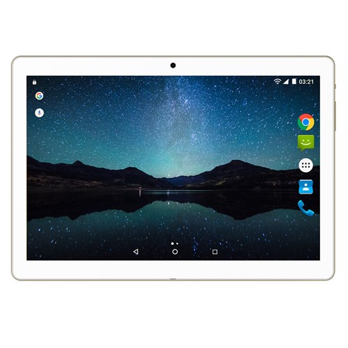 Tablet M10a Lite 3G Android 7.0 Dual Câmera 10 Polegadas Quad Core Multilaser Dourado - Nb268 Nb268
