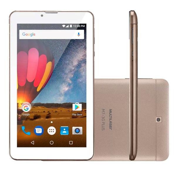 Tablet M7 8GB 3G Plus QC DR NB272 - Multilaser