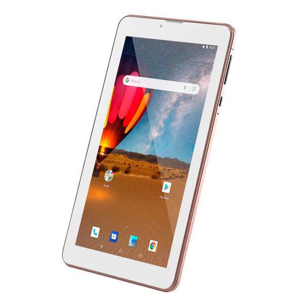 Tablet M7 3g Plus Dual Chip Quad Core 1 Gb de Ram Memória 16 Gb Tela 7 Polegadas Nb305 Rosa - Multilaser
