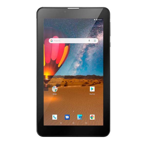 Tablet M7 3G Plus Dual Chip Quad Core 1 GB de Ram Memória 16 GB Tela 7 Polegadas Preto NB304-Multilaser