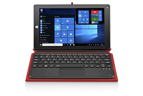 Tablet M8W Plus Hibrido Windows 10 8.9" Intel 2GB 32GB Dual Câmera Vermelho Multilaser - NB243