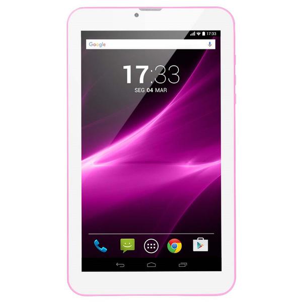 Tablet M9-3G Quad 8GB 9"" Rosa Multilaser NB248
