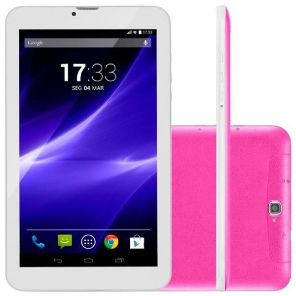 Tablet M9-3G Quad 8GB 9" Rosa Multilaser- NB248