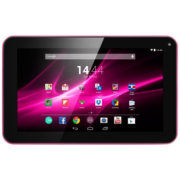 Tablet M9 Quad Core Android 4.4 Rosa Nb174 Multilaser