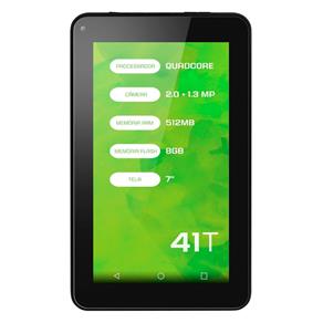 Tablet Mirage NB250 WiFi com Tela 7”, 8GB, Processador Quad Core, Câmera 2MP e Android 4.4 - Dourado