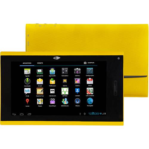 Tablet Mormaii Cyborg 8GB Wi-fi + 3G Tela 7" Android 4.0 Processador 1.0 GHz - Amarelo