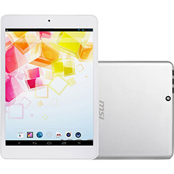 Tablet MSI Primo 81 16GB Wi-fi Tela IPS 7.85" Android 4.2 Processador Allwinner A31s Quad-core 1.0 GHz - Branco