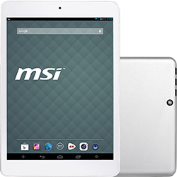 Tablet MSI Primo 81 16GB Wi-fi Tela IPS 7.85" Android 4.2 Processador Allwinner A31s Quad-core 1.0 GHz - Branco
