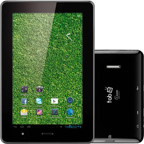 Tudo sobre 'Tablet Multilaser com TV Digital NB046 4GB Wi-fi Tela 7" Android 4.0 Processador 1.2 GHz - Preto'