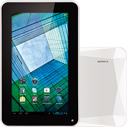 Tablet Multilaser Diamond com Android 4.0 Wi-Fi Tela 7'' Touchscreen Branco e Memória Interna 4GB