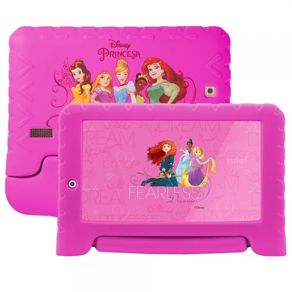 Tablet Multilaser Disney Princesas 8GB Wifi 7'' Rosa - NB281
