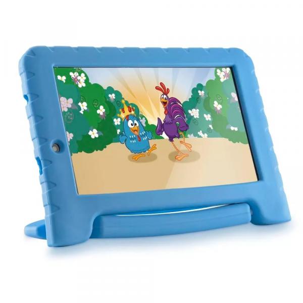 Tablet Multilaser Galinha Pintadinha Azul 8GB Wifi 7'' Plus Azul - NB282