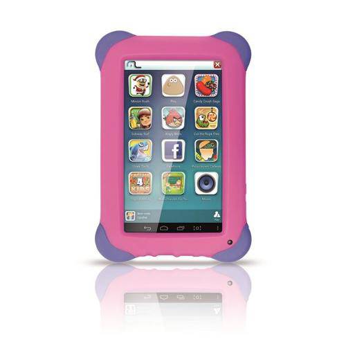 Tablet Multilaser Kid Pad P/ Crianças Quad Core Dual Camera Wi-Fi Tela Capacitiva 7 8gb Rosa