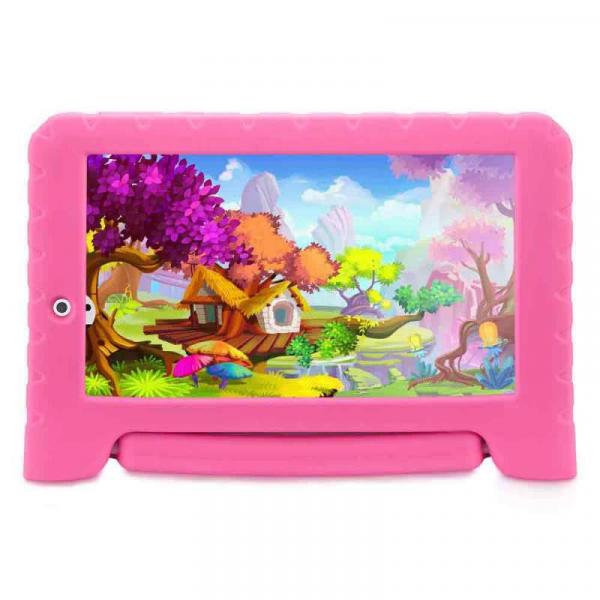 Tablet Multilaser Kid Pad Plus 1Gb Android 7 Wifi Memória 8Gb Quad Core Rosa - NB279