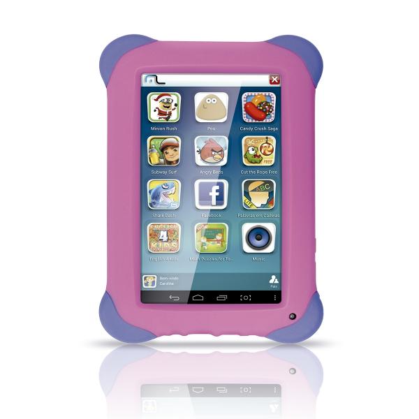 Tablet Multilaser Kid Pad Rosa Quad Core Dual Camera Wi-Fi Tela Capacitiva 739 Memoria 8Gb - NB19