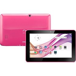 Tablet Multilaser M10 com Android 4.1 Tela 10" Touchscreen Rosa Wi-Fi Memória Interna 4GB