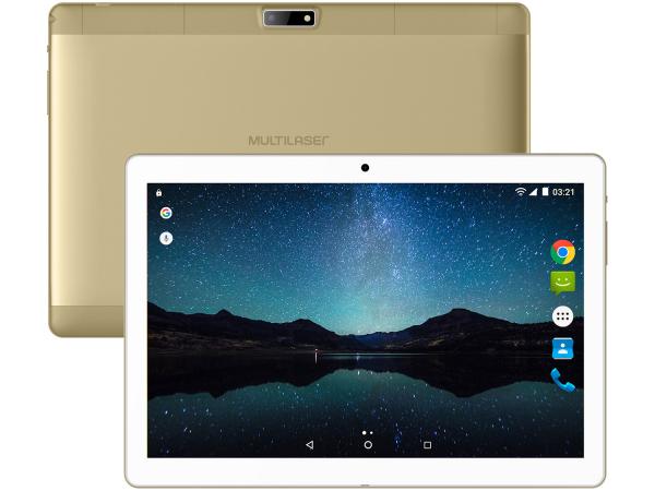 Tablet Multilaser M10A Lite 8GB Tela 10” 3G - Wi-Fi Android 7.0 Proc. Quad Core Câmera Integrada
