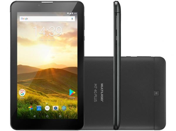 Tudo sobre 'Tablet Multilaser M7 8GB 7” 4G Wi-Fi - Android 8.1 com Câmera Integrada'