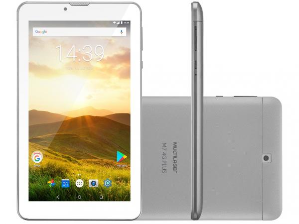 Tablet Multilaser M7 8GB 7” 4G Wi-Fi - Android 8.1 Quad Core com Câmera Integrada