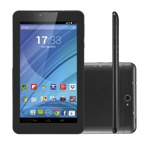 Tablet Multilaser M7 8GB 7 3G Wi-Fi Android - Proc. Quad Core Câmera Integrada - Preto