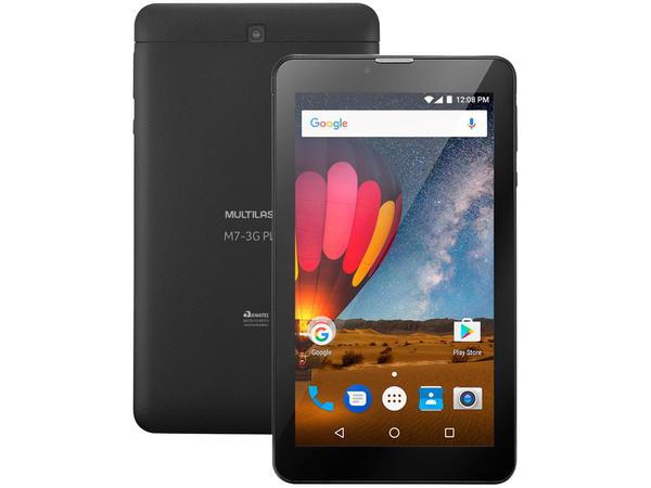 Tablet Multilaser M7 3G Plus 7” Wi-Fi 16GB - Android 8.1 Quad-Core Câm. Integrada