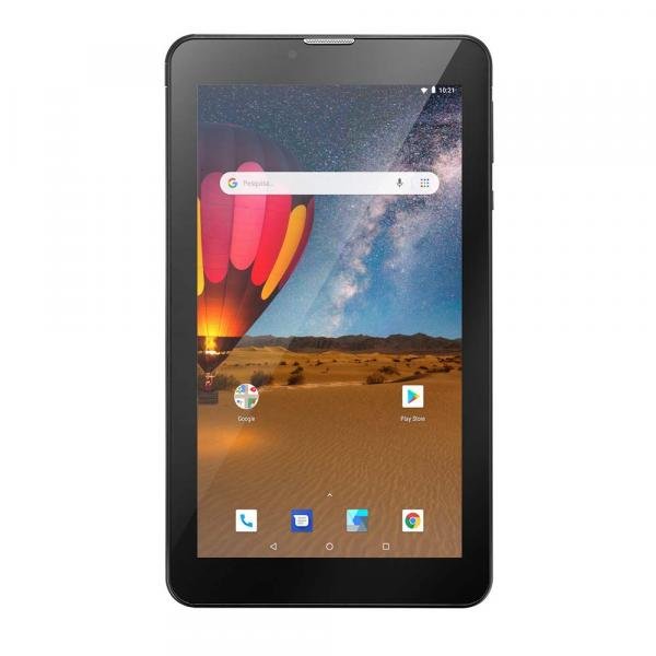 Tablet Multilaser M7 3G Plus Dual Chip Quad Core 1 GB de Ram Memória 16 GB Tela 7 Polegadas Preto - NB304