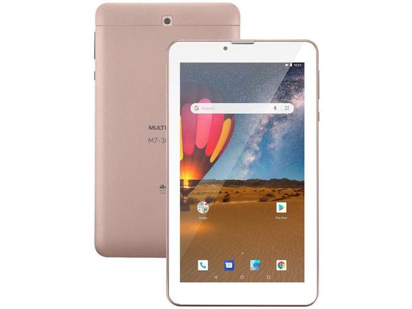 Tablet Multilaser M7 3G Plus NB305 16GB 7” - 3G Wi-Fi Android 8.0 Quad Core Câmera Integrada