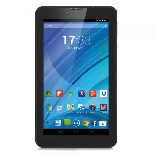 Tablet Multilaser M7 3G Preto Quad Core Android 4.4 8Gb NB223