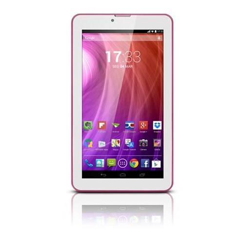 Tablet Multilaser M7 3g Rosa Dual Core Android 4.4 Tela Hd 7 8gb Dual Chip - Faz Ligações