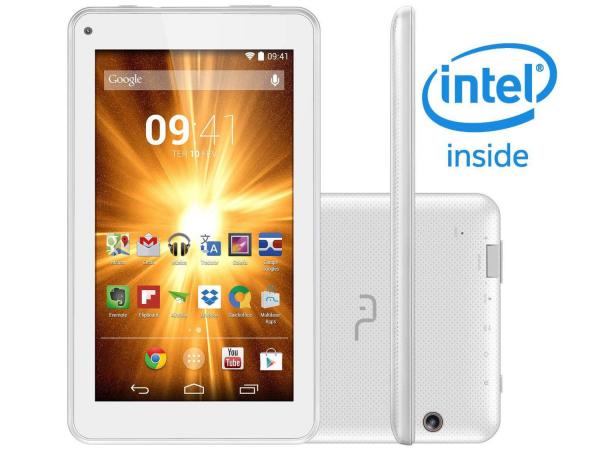 Tablet Multilaser M7-i 8GB Tela 7” Wi-Fi - Android 4.4 Processador Intel Atom Quad Core