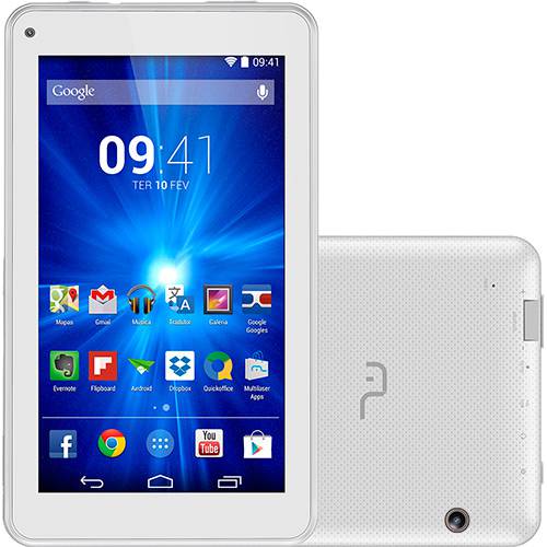 Tudo sobre 'Tablet Multilaser M7-i NB191 8GB 3G Wi-FI Tela 7" Android 4.4 Quad Core - Branco'