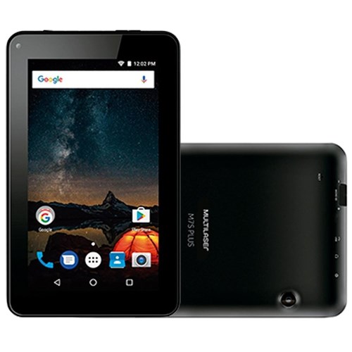 Tablet Multilaser M7-S, 7', Android 7.0, 2Mp, 8Gb - Preto