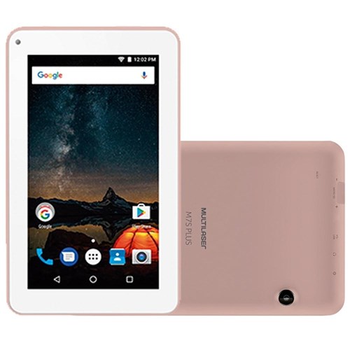 Tablet Multilaser M7-S, 7', Android 7.0, 2Mp, 8Gb - Rosa