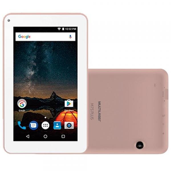 Tablet Multilaser M7-S, 7", Android 7.0, 2MP, 8GB - Rosa