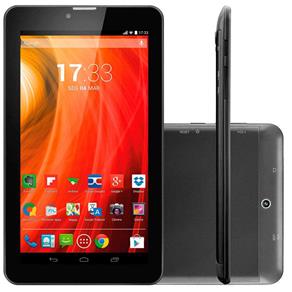 Tablet Multilaser M7S 3g Preto Dual Core Android 4.4 Kit Kat Dual Wi-fi Tela Hd 7`