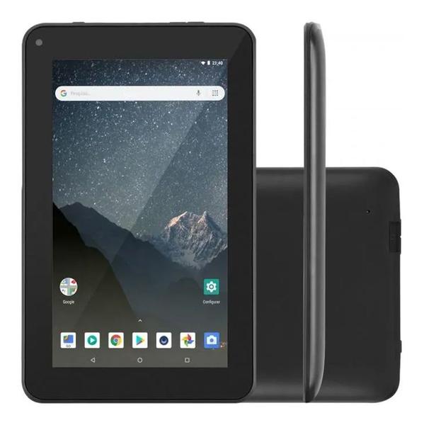 Tablet Multilaser M7s Go Wi-fi 7 Pol. 16gb Quad Core Android 8.1 Preto Nb316