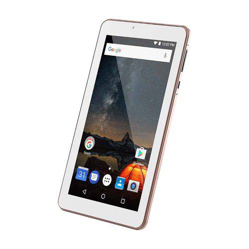 Tablet Multilaser M7S Plus NB275 Rosa com 8GB, Tela 7", Wi-Fi, Android 7.0, Dual Câmera e Processado