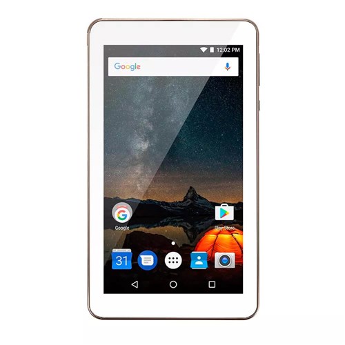 Tablet Multilaser M7S Plus Quad Core Câmera Wi-Fi 1 GB de RAM Tela 7 Pol Memória 8GB Dourado
