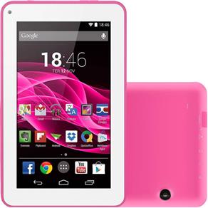 Tablet Multilaser M7S Plus WiFi Tela 7 Memória 8GB Rosa