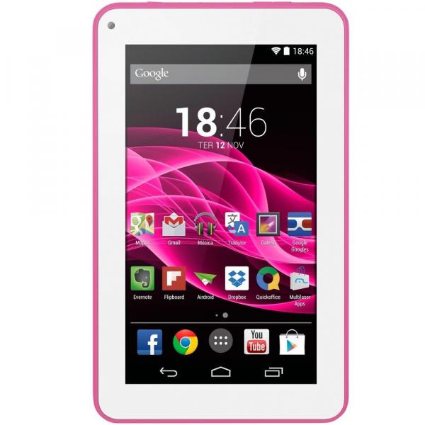 Tablet Multilaser M7S Quad Core Wi-Fi - 8 GB - Rosa NB186