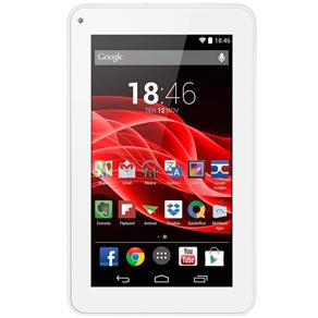 Tablet Multilaser M7s-Tela 7´, Android 4.4, Quad 1.2GHz, Câmera, 8GB, 3G , Wi-Fi - NB185 Branco
