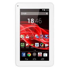 Tablet Multilaser M7s - Tela 7´, Android 4.4, Quad Core 1.2GHz, Câmera, 8GB, 3G , Wi-Fi, BRANCO