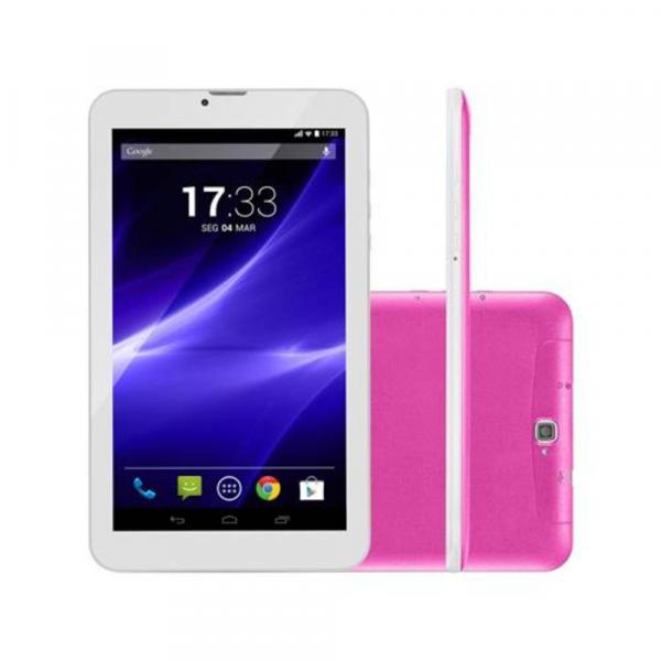 Tablet Multilaser M9 Dual Chip 3G Android 6.0 8GB Quad Core - NB248 - Rosa