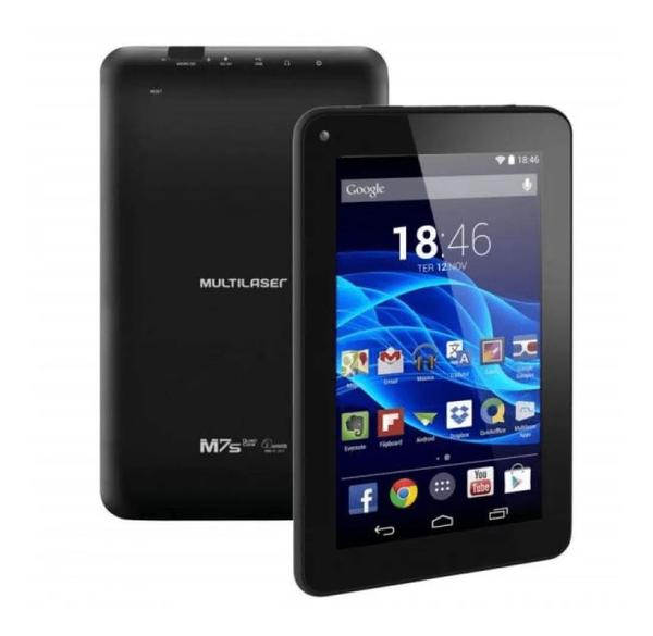 Tablet Multilaser M9 3G 1GB 8GB 9 Pol. Quad Core Dual Câmera Dual Chip Preto - NB284