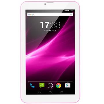 Tablet Multilaser M9 3G Quad-Core, 9 Polegadas, 8GB, Bluetooth, Dual Chip, Rosa - NB248