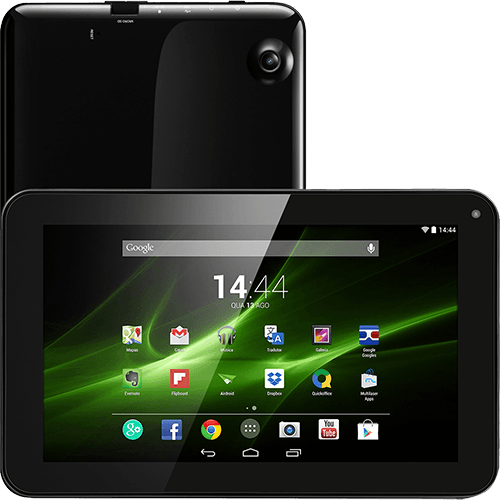 Tablet Multilaser M9 NB172 Quad Core 8GB Tela 9" Android 4.4 - Preto